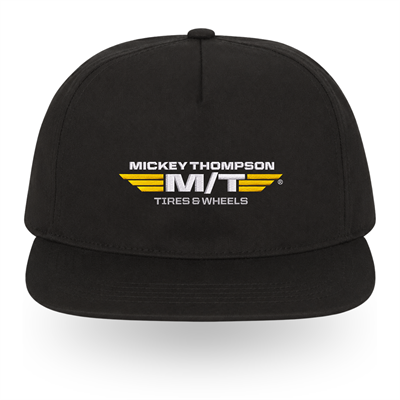 Mickey Thompson Flat Bill Hat - Black